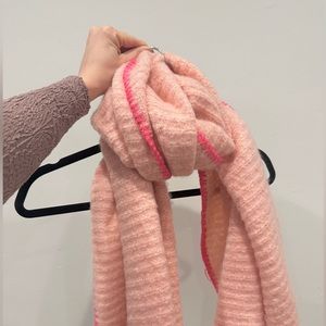 Anthropology Pink/Hot Pink Boucle’ Scarf